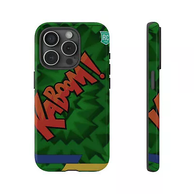 Kaboom Green IPhone 15 Pro Phone Case Pixel Phone Case Samsung Phone Case • $24.75