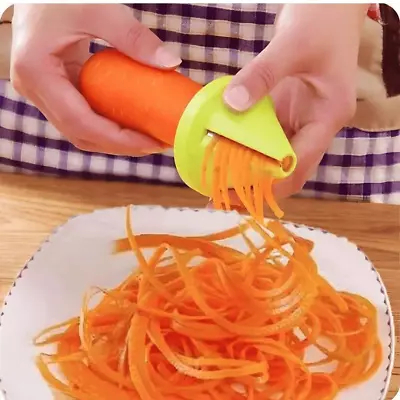 Vegetable Slicer Spiralizer For Vegetables Food Cutter Fruit Spiral Peeler Tool • £3.99