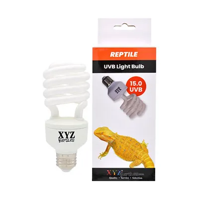 Reptile UVB Bulb 15.0 Reptile Light 26 Watt Basking Lamp XYZReptiles  • $15.99