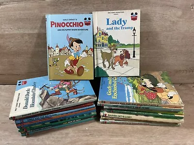 Vintage Lot Of 20 Disney Wonderful World Of Reading Children's Books • $24.99