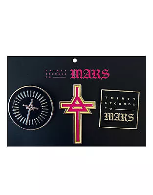 30 Seconds To Mars Badge Pack Band Logos New Official Enamel Lapel Set • £3.50