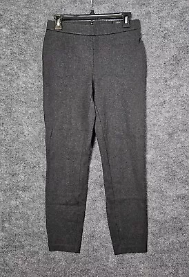 J. Crew Pixie Pants Womens  Medium Gray Stretch Zip Back Career • $19.99