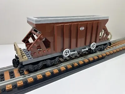 LEGO MOC Coal Wagon Train Carriage 12V 9V Town City Trains • $129.95