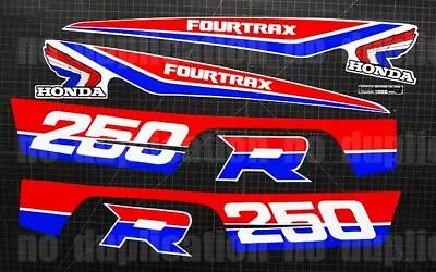 1986 86' Quad TRX ATV 250R 6pc Decals Stickers Fourtrax Graphics Kit  • $48.99