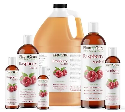 Red Raspberry Seed Oil Cold Pressed Unrefined Virgin 100% Pure Natural • $156.40