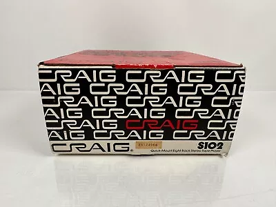 1970s NOS Vintage Craig S102 Under Dash 8-Track Car Stereo Radio • $199.99