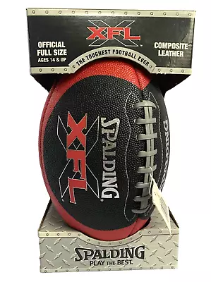 Vintage Spalding XFL Football Official Full Size Composite Leather 2000 NWT • $59.99