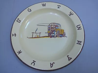 Vintage Monterrey Western Ware Enamelware Dinner Plate 10.25 Inch Excellent • $24.95