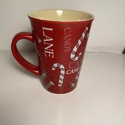 Mulberry Home Collection Candy Cane Lane Coffee Tea Mug Christmas Holiday Cheer • $11.99