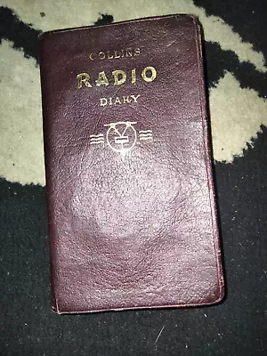 Vintage Collins Radio Diary 1961 Used Work Diary • £15