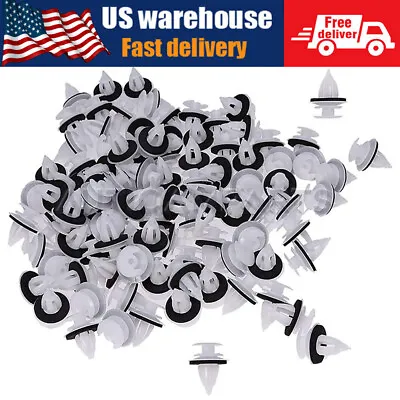 Set Of 100 Clips For BMW DOOR TRIM PANEL E34 E46 E36 E38 E39 M3 & Free Seal Ring • $2.99