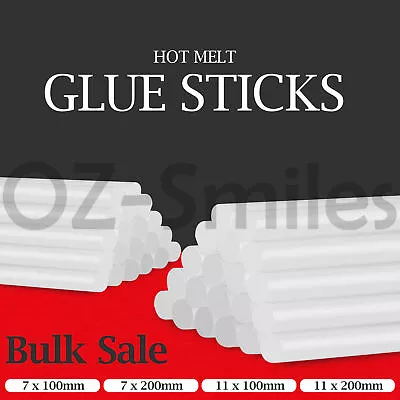 Bulk Clear Hot Melt Glue Sticks Adhesive Craft Stick Glue Gun 7mm 11mm 200mm Au • $255.95