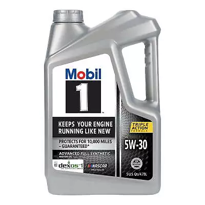 Mobil 1 Advanced Full Synthetic Motor Oil 5W-30 5 Quart • $27.51