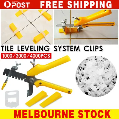 400-6000x Tile Leveling System Clips Levelling Spacer Tiling Tool Floor Wall 1.5 • $22.69
