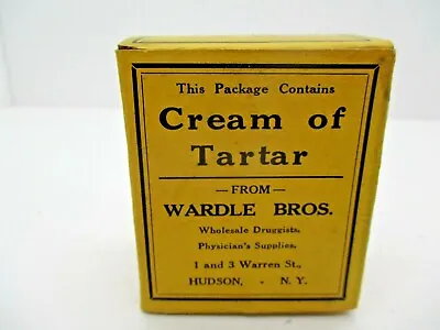 Vintage Wardle Bros Cream Of Tartar Empty Box • $14.99