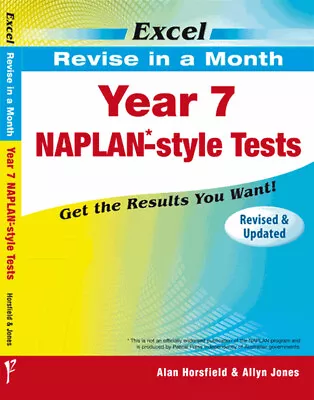 Excel Revise In A Month: NAPLAN-Style Tests Year 7 • $30.95