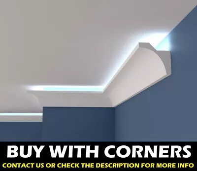 COVING CORNICE LED Lighting Uplight BFS12 Wall Ceiling Lightweight QUALITY XPS   • £5.13