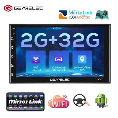 32GB Android 11 7  Car Stereo Radio Double 2Din GPS Navi WiFi TouchScreen Player • $47.99