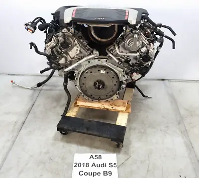 ✅ OEM Audi B9 S4 S5 SQ5 AWD Complete Long Block Engine Motor 3.0L TFSI Assembly • $9495.95