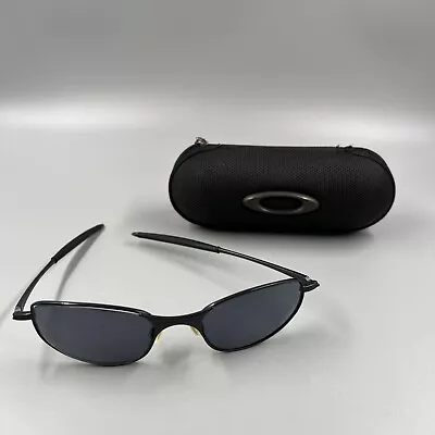 Vtg Used Oakley A Wire Sunglasses With Case *Damaged* L Lens Doesn’t Fit • $40