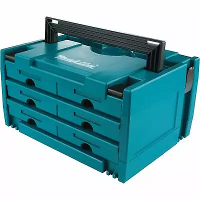 Makita P-84333 MAKPAC 6 Drawer Interlocking Case W/ Pressure Locking Mechanism • $139