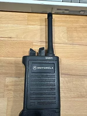 Motorola Saber 1 Radio 440MHz To 470MHz GMRS Channels 1-12 No Battery • $49.99