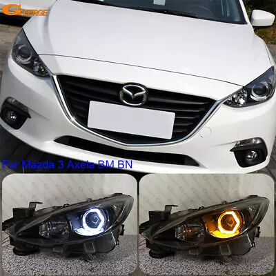 For Mazda 3 Mazda3 Axela BM BN 2013 - 2017 2018 LED Angel Eyes Hex Halo Rings • $25.16