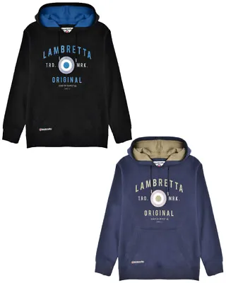 Lambretta Original Hooded Sweat Overhead 2 Colours RRP £45 • £25