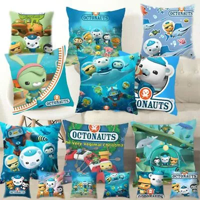 The Octonauts Cushion Cover Sofa Square Pillow Case Home Decorative Protector • £4.90