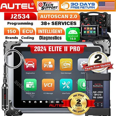 2024 Autel MaxiSys Elite II PRO Intellogent Diagnostic Scanner Upgrade MK908P II • $2150