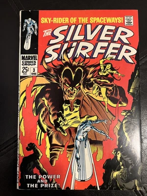 $649.95 • Buy The Silver Surfer 3 Marvel Comics 1968 1st Appearance Mephisto