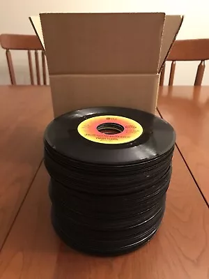 Lot Of (65) Random Country 45 RPM Records • $17.99
