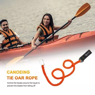 Anti-lost Kayak Paddle Leash Fix Wear-resistant Paddle Holder Strap  Tent • £4.46