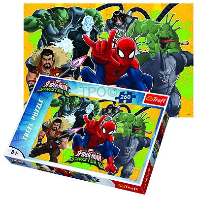 £8.99 • Buy Trefl 260 Piece Kids Boys Marvel Spiderman Vs Sinister 6 Jigsaw Puzzle NEW