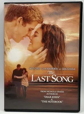 The Last Song DVD Widescreen Miley Cyrus Liam Hemsworth Greg Kinnear  2010 • $9.67