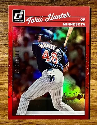 2023 Donruss Baseball 1990 Retro #272 TORII HUNTER Twins Holo Red /2023 NM • $0.99