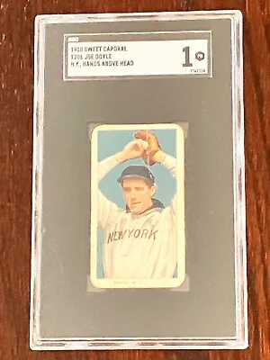 T206 Joe Doyle Sgc 1 Hands Above Head. American Designation Missing. Sweet Capor • $149.99