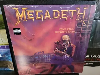 Factory Sealed MEGADETH-MEGADETH:PEACE SELLS...BUT WHOS BUYING. • $45