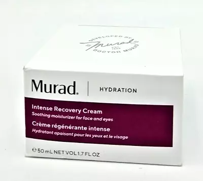 Murad Intense Recovery Cream 1.7 Fl Oz Soothing Moisturizer For Face & Eyes NEW • $27.99