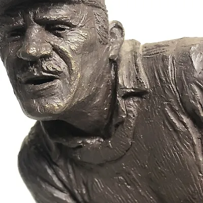 Bronze Golfer Sculpture Figurine By Michael Garman Colorado Springs 10  • $40