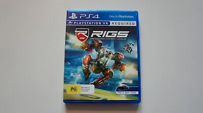 RIGS Mechanized Combat League PS4 Playstation 4 PSVR Like New AU • $24.90