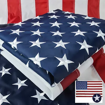 US American Flag 3x5ft Luxury Embroidered United States Flag Outdoor USA • $14.39