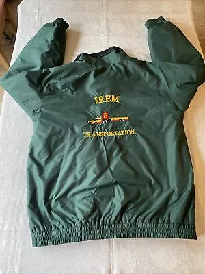 Irem Temple Transportation Shriners Masonic Fleece Lined Jacket Size XL • $15