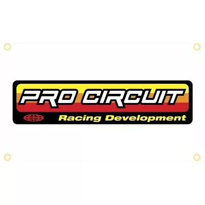 Pro Circuit Racing Exhaust Dirtbike Flag Banner 3ft X 5ft Man Cave Garage • $14.89