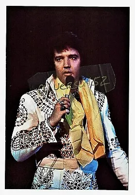 Elvis Presley Color Concert Photograph - Atlanta Ga - July 3 1973     • $3.79