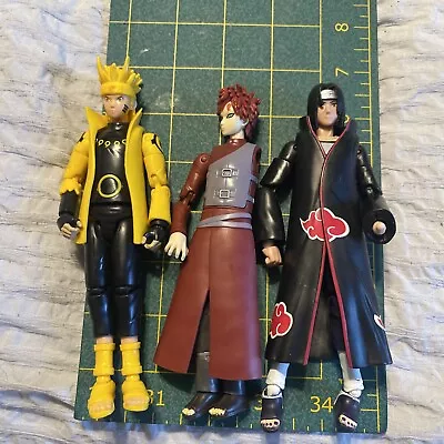 Anime Heroes Naruto Gaara Itachi Uzumaki Sage Of The Six Paths Lot Set 6” Figure • $27