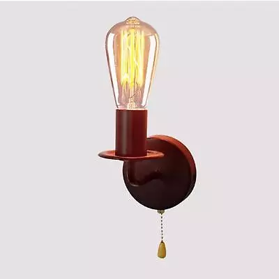 Sconce  With Pull Chain Switch Wall Lamp Industrial Retro Style Modern Fixture • £15.17