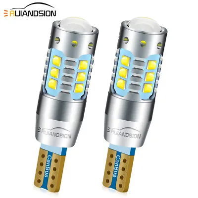 2x T10 W5W White 2525 80W Canbus Indicator Parking Light Driving Bulb AC 12-24V • $32.99