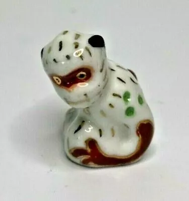 Vintage Chinese Hand Painted Zodiac Animal Shaped Thimble Porcelain Monkey U185 • $12.99