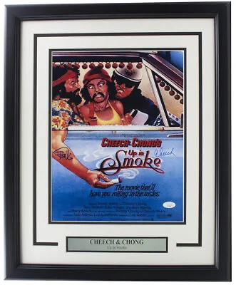 Cheech And Chong Signed Framed 11x14 Up In Smoke Poster Photo JSA JJ75479 • £192.75